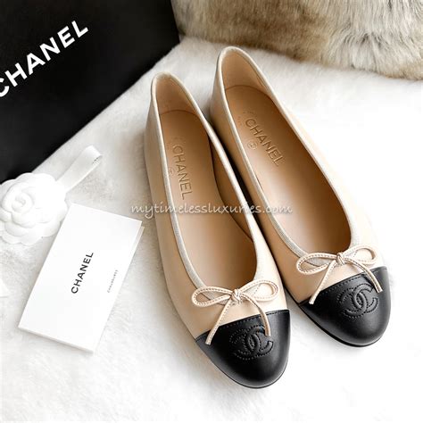 ballerine chanel|chanel ballet flats beige.